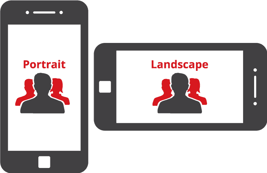 When shooting photos for your website, use the landscape orientation primarily for maximum flexibility